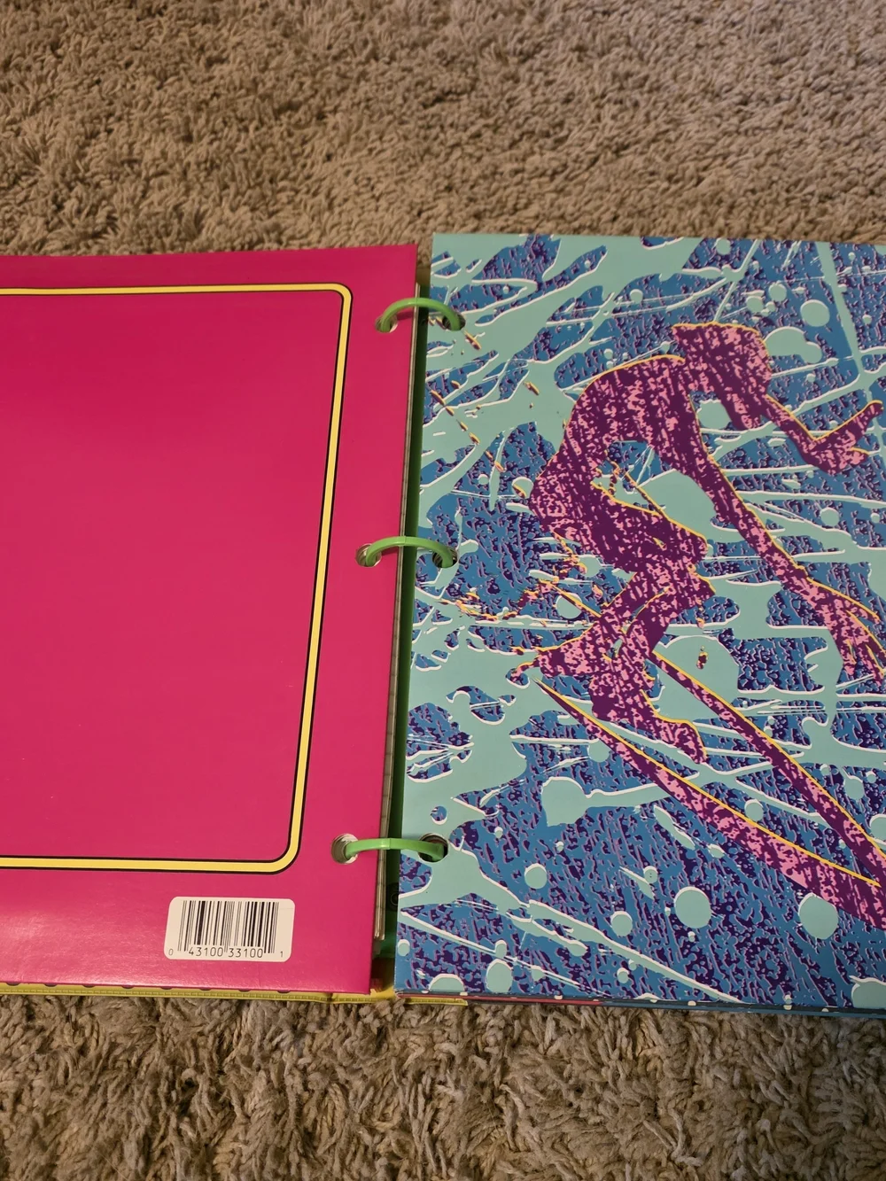 Trapper Keeper Designer Series Binder with Bright Geometric Print